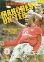 Shelbourne v Manchester United 26-Jul-2002