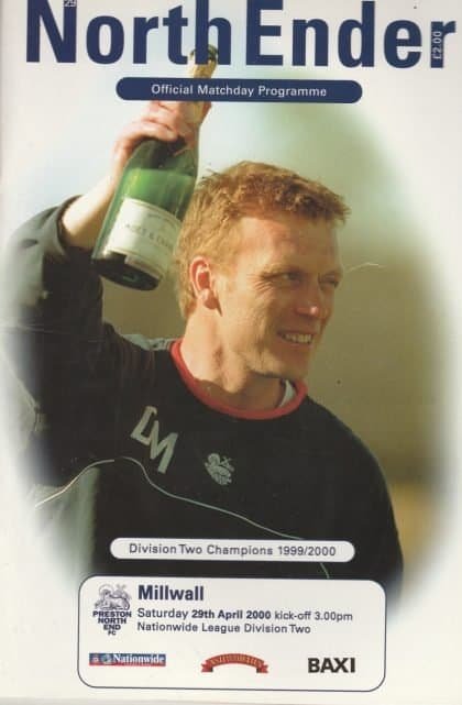 Preston North End v Millwall  29-Apr-2000