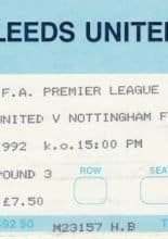 Leeds United v Nottingham Forest 05-Dec-1992