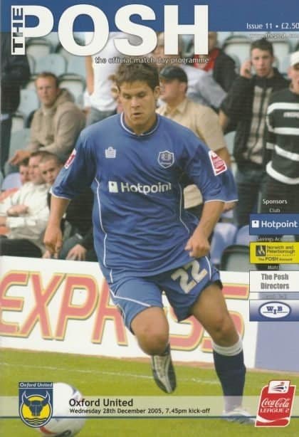 Peterborough United v Oxford United   28-Dec-2005