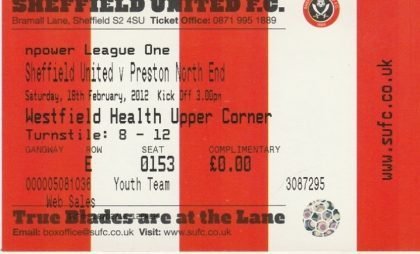 Sheffield United v Preston North End   18-Feb-2012