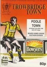 Trowbridge Town v Poole Town 27-Apr-1996