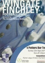 Wingate & Finchley v Potter Bar Town  23-Sep-2007