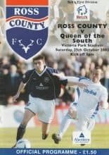 Ross County v Queen of the South 25-Oct-2003