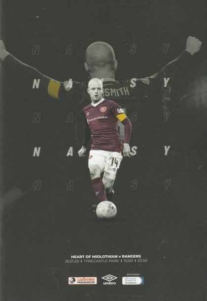 Heart of Midlothian v Glasgow Rangers  26-Jan-2020