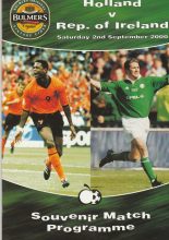 Holland v Republic of Ireland 02-Sep-2000