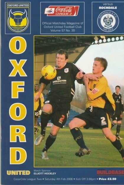 Oxford United v Rochdale  04-Feb-2006