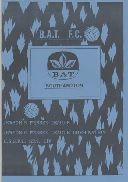 B.A.T Southampton v Romsey Town  26-Dec-1992