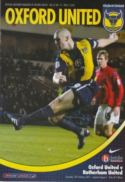 Oxford United v Rotherham United  12-Feb-2011