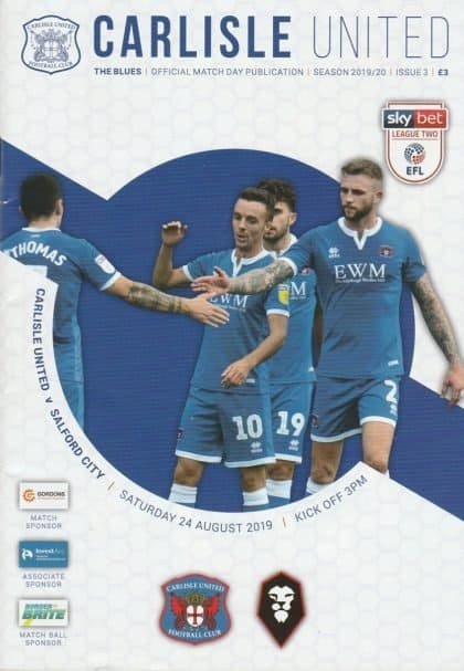 Carlisle United v Salford City  24-Aug-2019