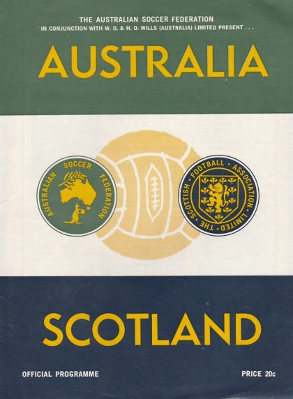 Australia v Scotland 31-May-1967