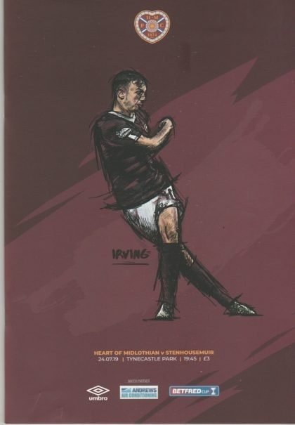 Heart of Midlothian v Stenhousemuir  24-Jul-2019