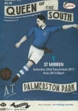 Queen of the South v St Mirren  23-Dec-2017