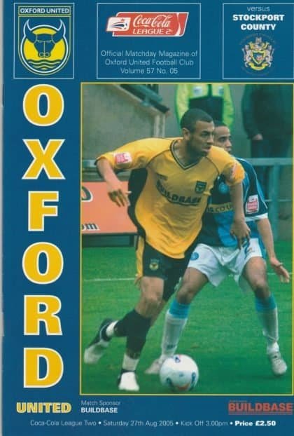 Oxford United v Stockport County 27-Aug-2005