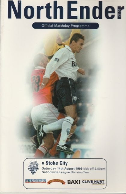 Preston North End v Stoke City 14-Aug-1999