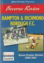 Hampton & Richmond Borough v Sutton United 10-Feb-2001