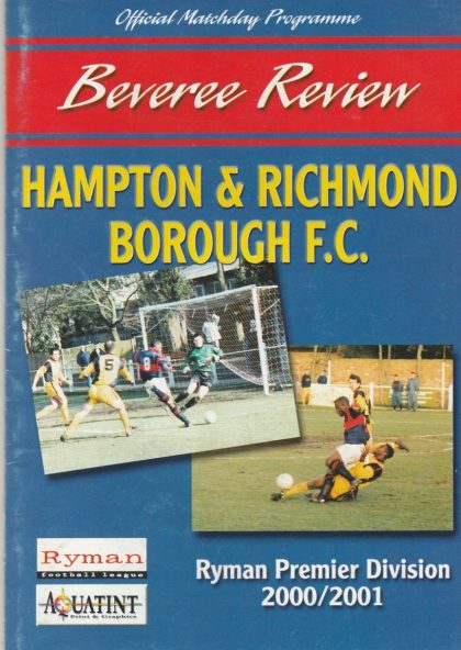 Hampton & Richmond Borough v Sutton United 10-Feb-2001
