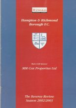 Hampton & Richmond Borough v Sutton United 14-Dec-2002