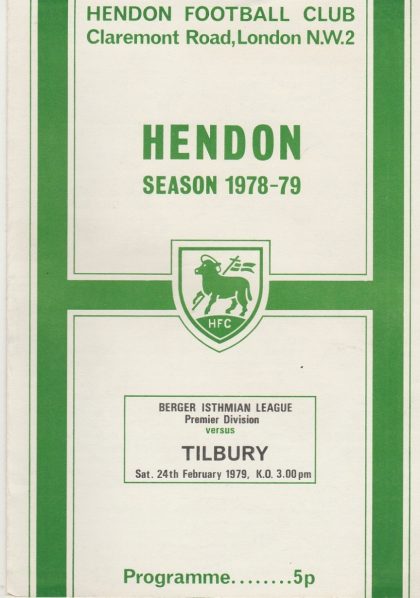 Hendon v Tilbury   24-Feb-1979