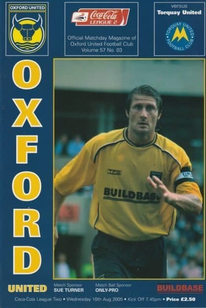 Oxford United v Torquay United  10-Aug-2005