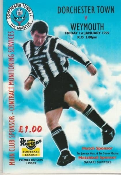 Dorchester Town v Weymouth 01-Jan-1999