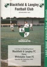 Blackfield & Langley v Whitstable Town 09-Sep-2000