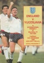 England B v Yugoslavia B  12-Dec-1989