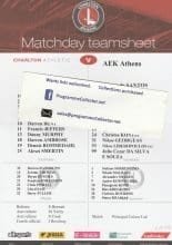 Charlton Athletic v AEK Athens 06-Aug-2005