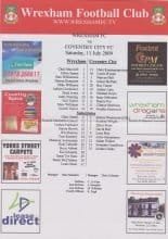 Wrexham v Coventry City 11-Jul-2009