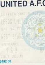 Leeds United v Birmingham City 14-Feb-1995