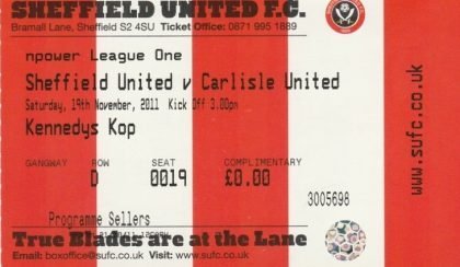 Sheffield United v Carlisle United  19-Nov-2011