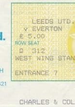Leeds United v Everton 12-Apr-1988