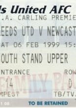 Leeds United v Newcastle United 06-Feb-1999