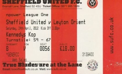 Sheffield United v Leyton Orient 14-Apr-2012