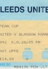 Leeds United v Glasgow Rangers 04-Nov-1992