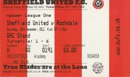 Sheffield United v Rochdale 10-Dec-2011
