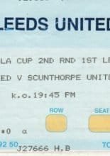 Leeds United v Scunthorpe United 22-Sep-1994