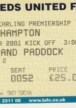 Leeds United v Southampton 07-Apr-2001