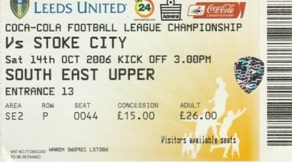 Leeds United v Stoke City 14-Oct-2006