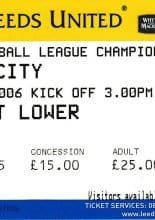 Leeds United v Stoke City  25-Mar-2006