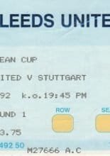 Leeds United v VFB Stuttgart  30-Sep-1992