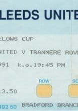Leeds United v Tranmere Rovers 29-Oct-1991