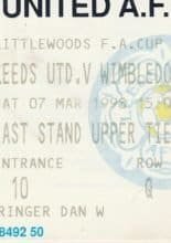 Leeds United v Wolverhampton Wanderers 07-Mar-1998