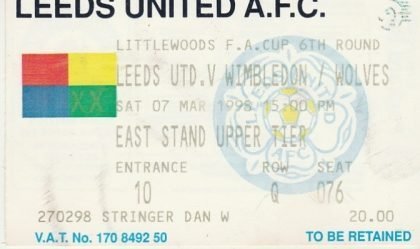 Leeds United v Wolverhampton Wanderers  07-Mar-1998