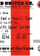 Sheffield United v Yeovil Town  10-Jan-2012