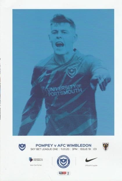 Portsmouth v AFC Wimbledon   11-Jan-2020
