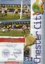 Chester City v Darlington  12-Dec-1998