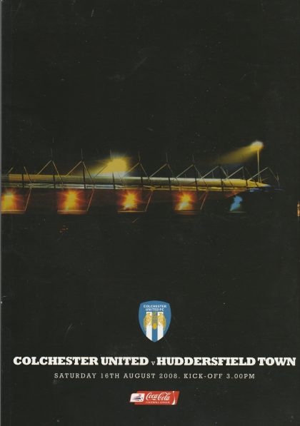 Colchester United v Huddersfield Town  16-Aug-2008