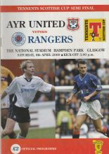 Ayr United v Glasgow Rangers   08-Apr-2000