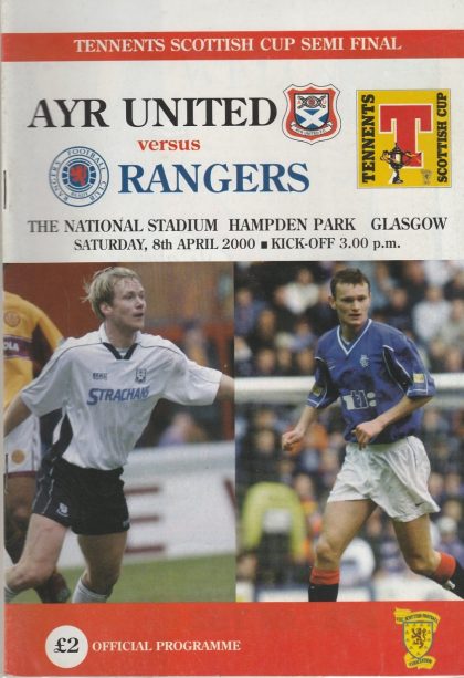 Ayr United v Glasgow Rangers   08-Apr-2000